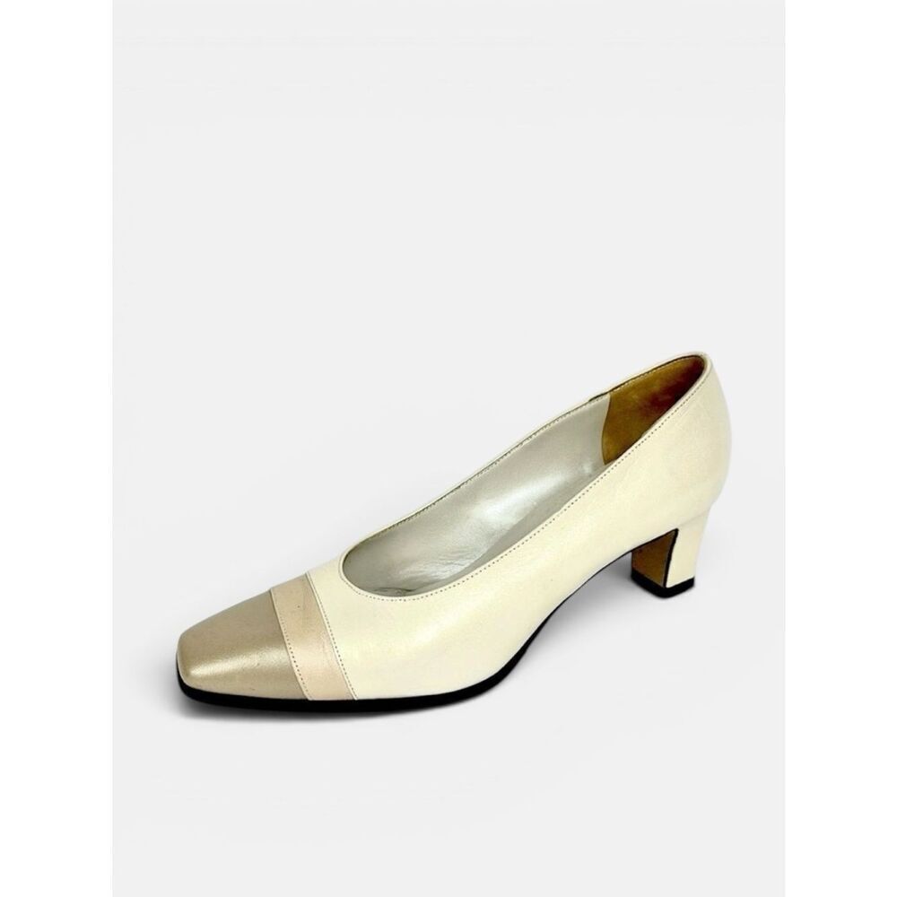 Peter Kaiser Leather Beige Pumps size 7 1/2